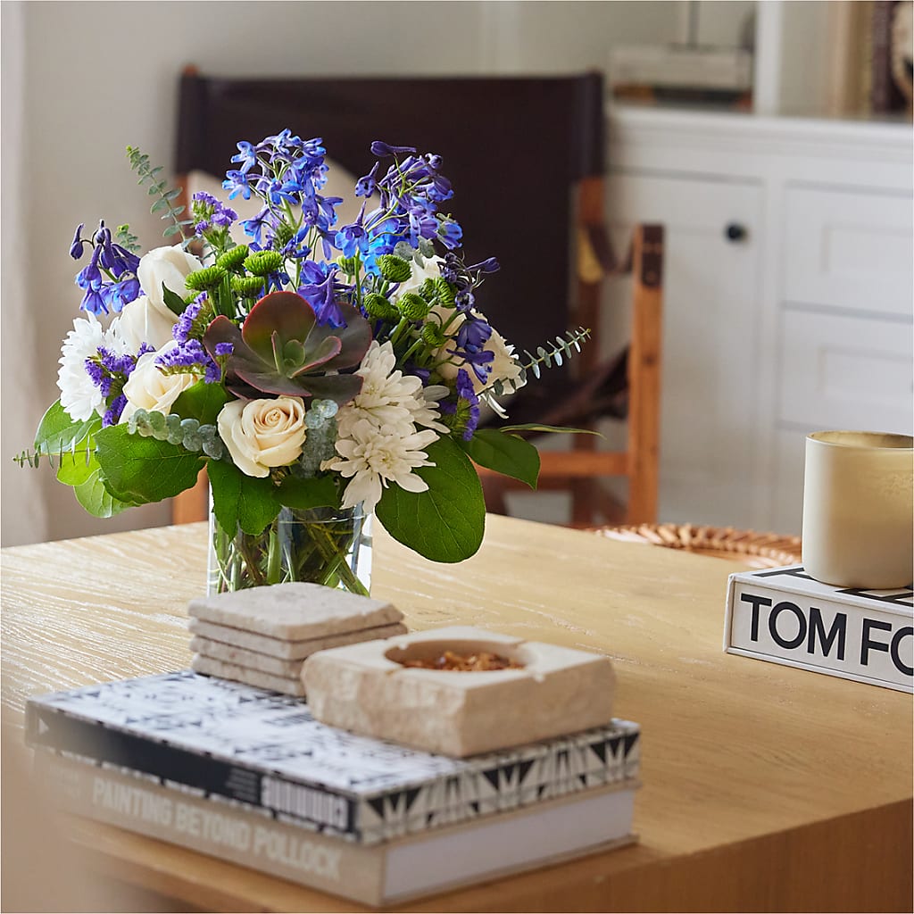Cerulean Waves Bouquet – Rosasxyasmin, Peoria AZ