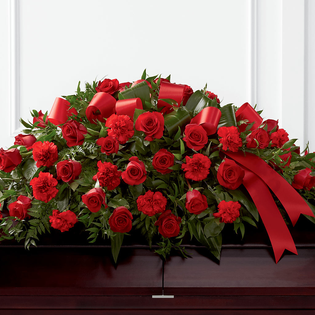 Tribute of Life Casket Spray – Rosasxyasmin, Phoenix AZ
