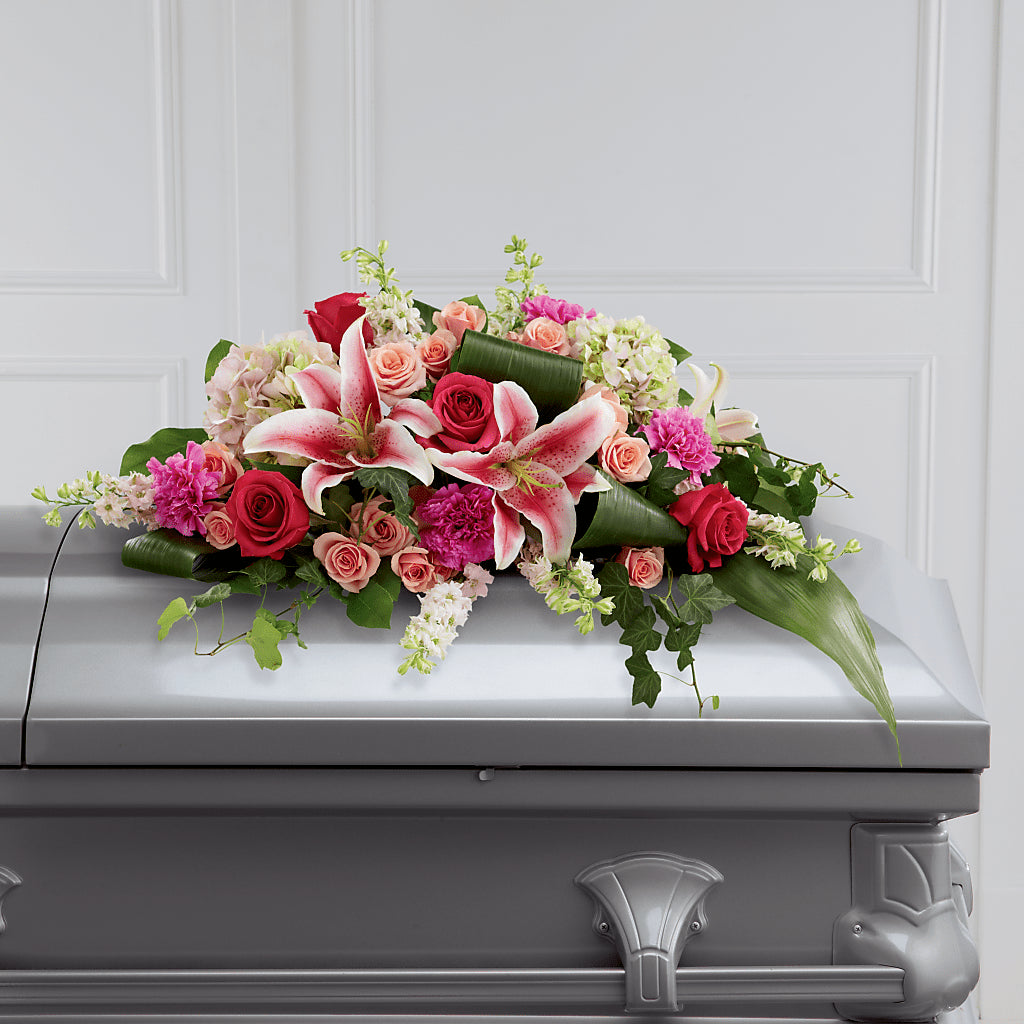 Splendid Grace Casket Spray – Rosasxyasmin, Phoenix AZ