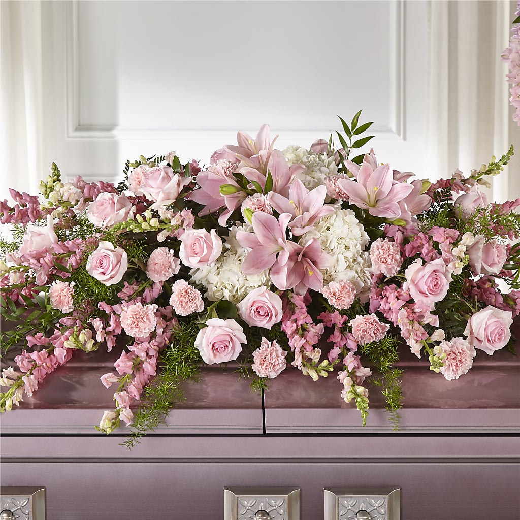 Life & Remembrance Casket Spray – Rosasxyasmin, Phoenix AZ