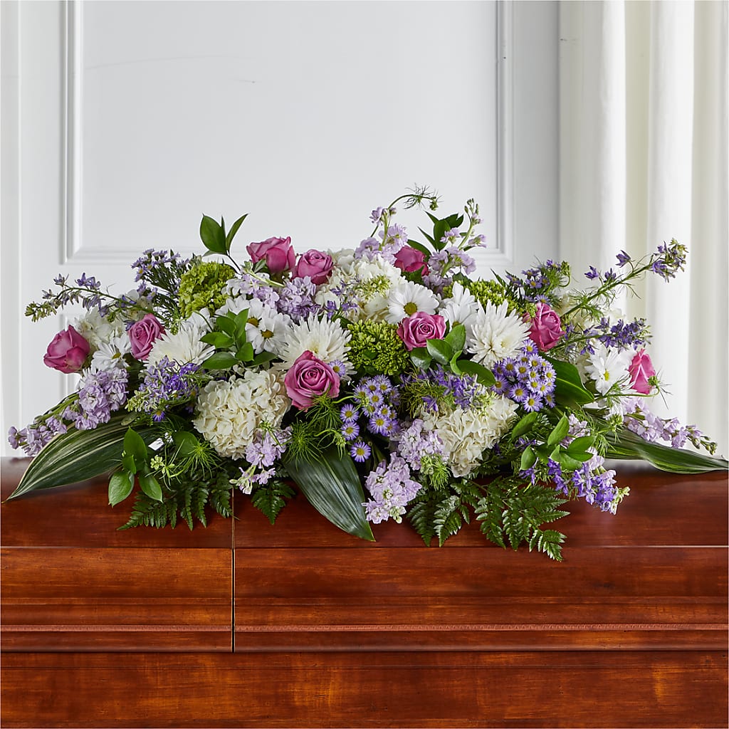 Meadows of Serenity Casket Spray – Rosasxyasmin, Phoenix AZ