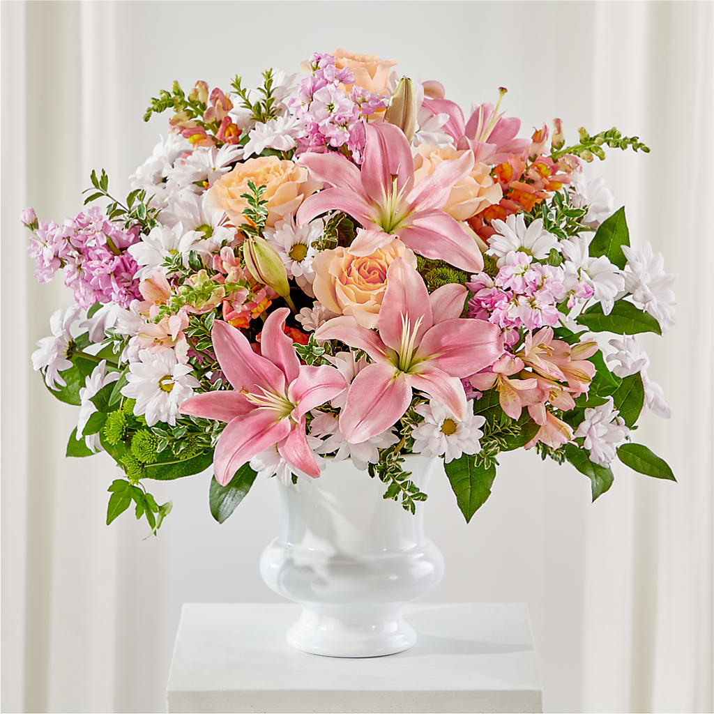 Heartfelt Gesture Urn Arrangement – Rosasxyasmin, Phoenix AZ