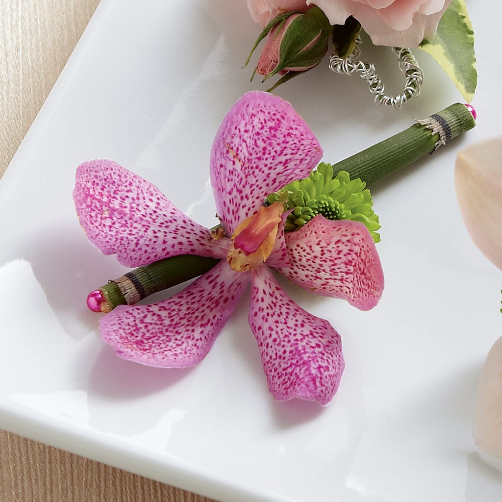Pink Mokara Boutonniere – Rosasxyasmin, Phoenix AZ