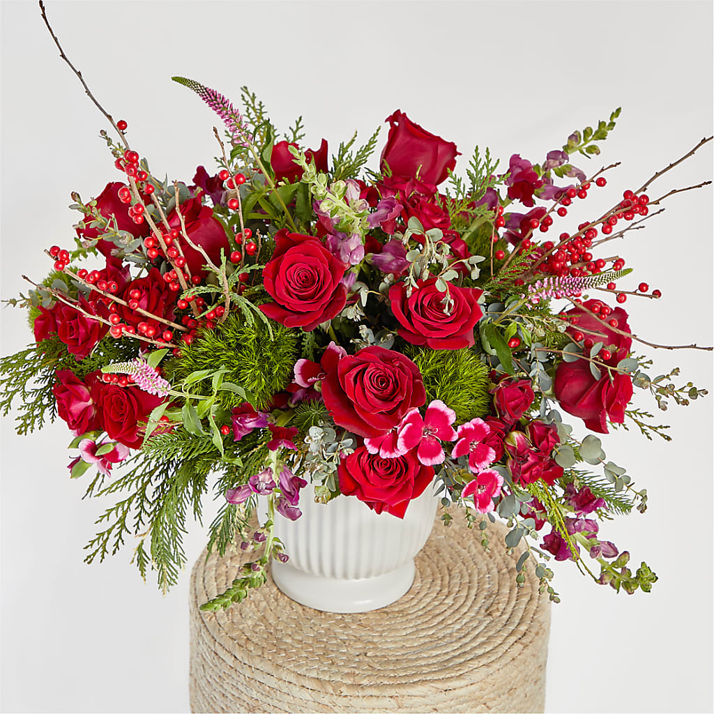 Big Red Bow Bouquet –  Rosasxyasmin, Peoria AZ