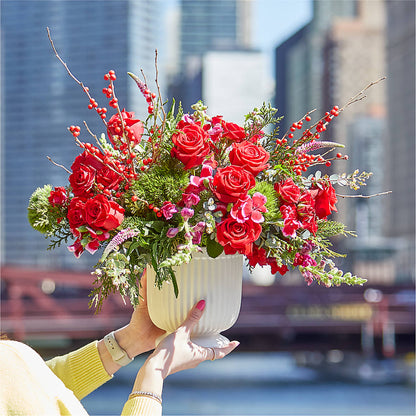 Big Red Bow Bouquet –  Rosasxyasmin, Peoria AZ