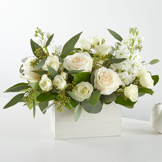 Fresh Linen Box Bouquet –  Rosasxyasmin, Phoenix AZ