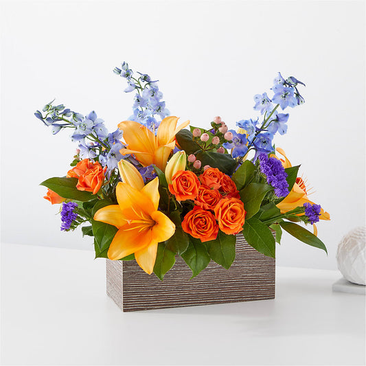 Radiant Citrus Box Bouquet –  Rosasxyasmin, Phoenix AZ