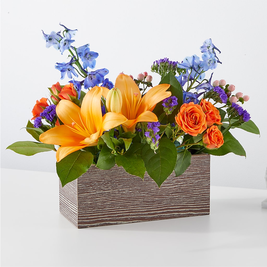 Radiant Citrus Box Bouquet –  Rosasxyasmin, Phoenix AZ