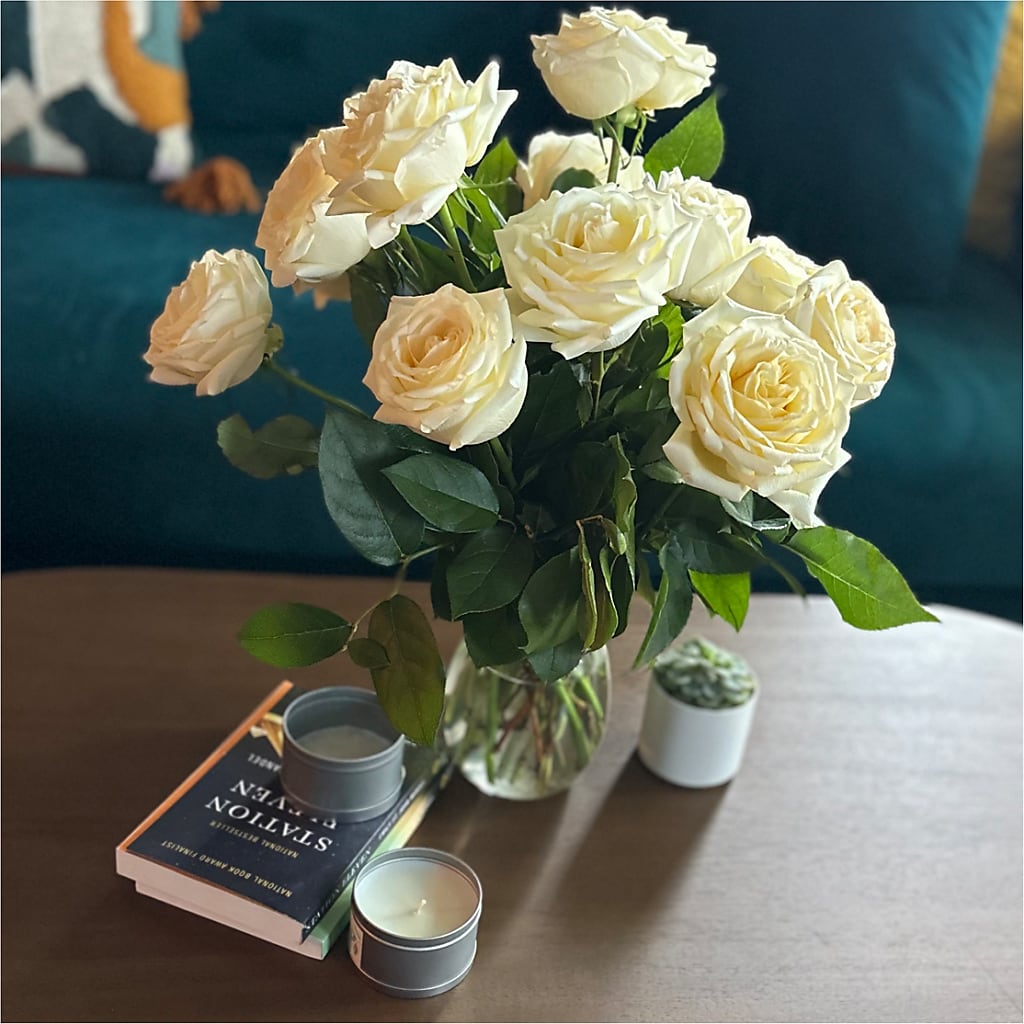 Long Stem Yellow Rose Bouquet –  Rosasxyasmin, Peoria AZ