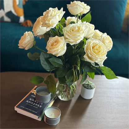 Long Stem Yellow Rose Bouquet –  Rosasxyasmin, Peoria AZ