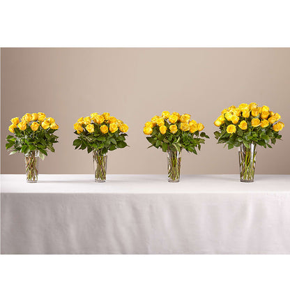 Long Stem Yellow Rose Bouquet –  Rosasxyasmin, Peoria AZ