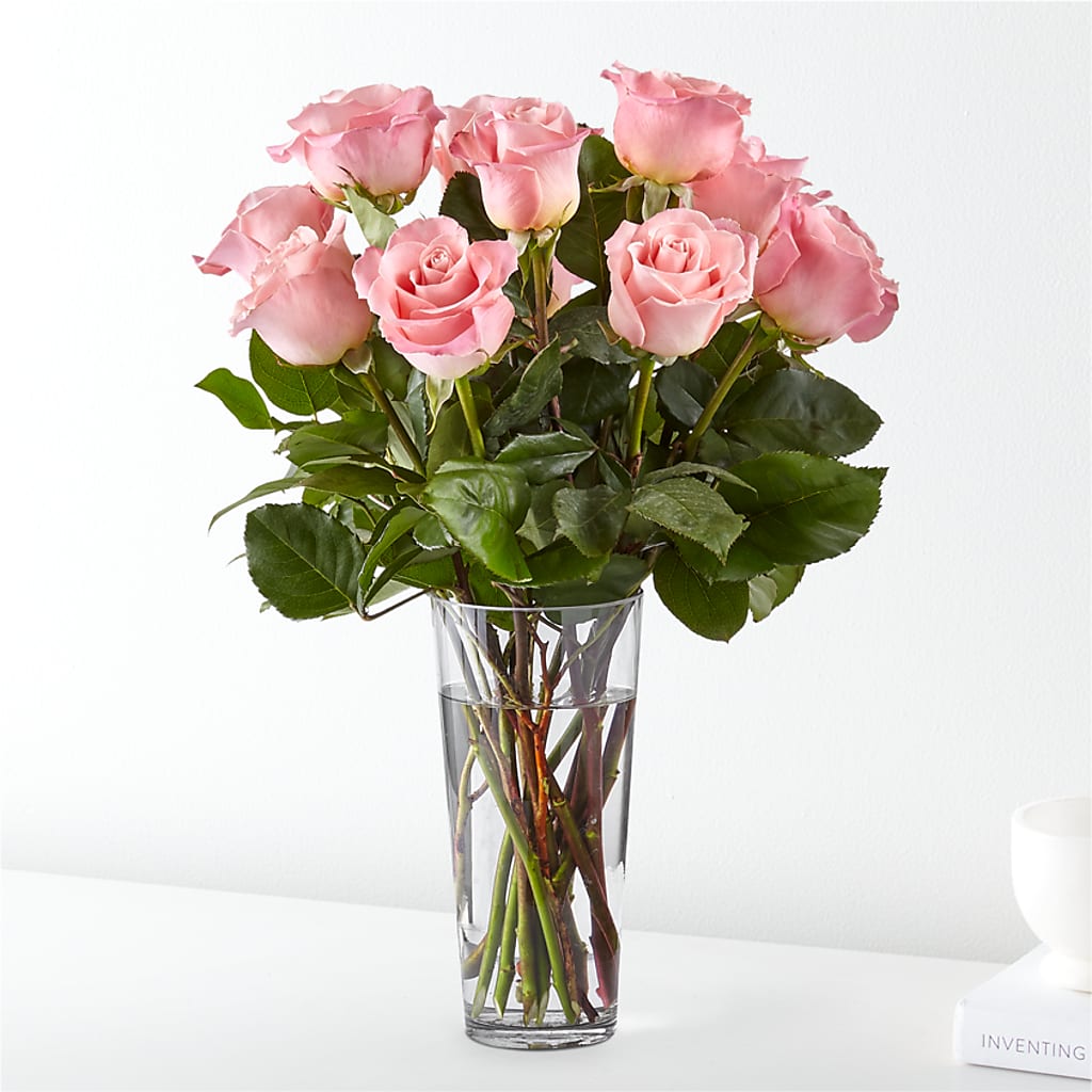 Long Stem Pink Rose Bouquet –  Rosasxyasmin, Peoria AZ