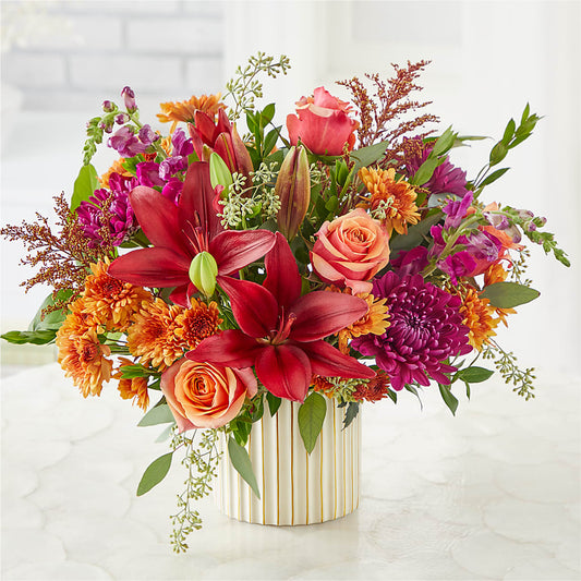 Burgundy Landscape Bouquet –  Rosasxyasmin, Peoria AZ