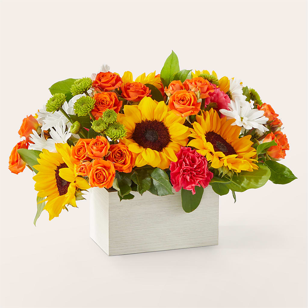 Sun-drenched Blooms Box Bouquet –  Rosasxyasmin, Phoenix AZ