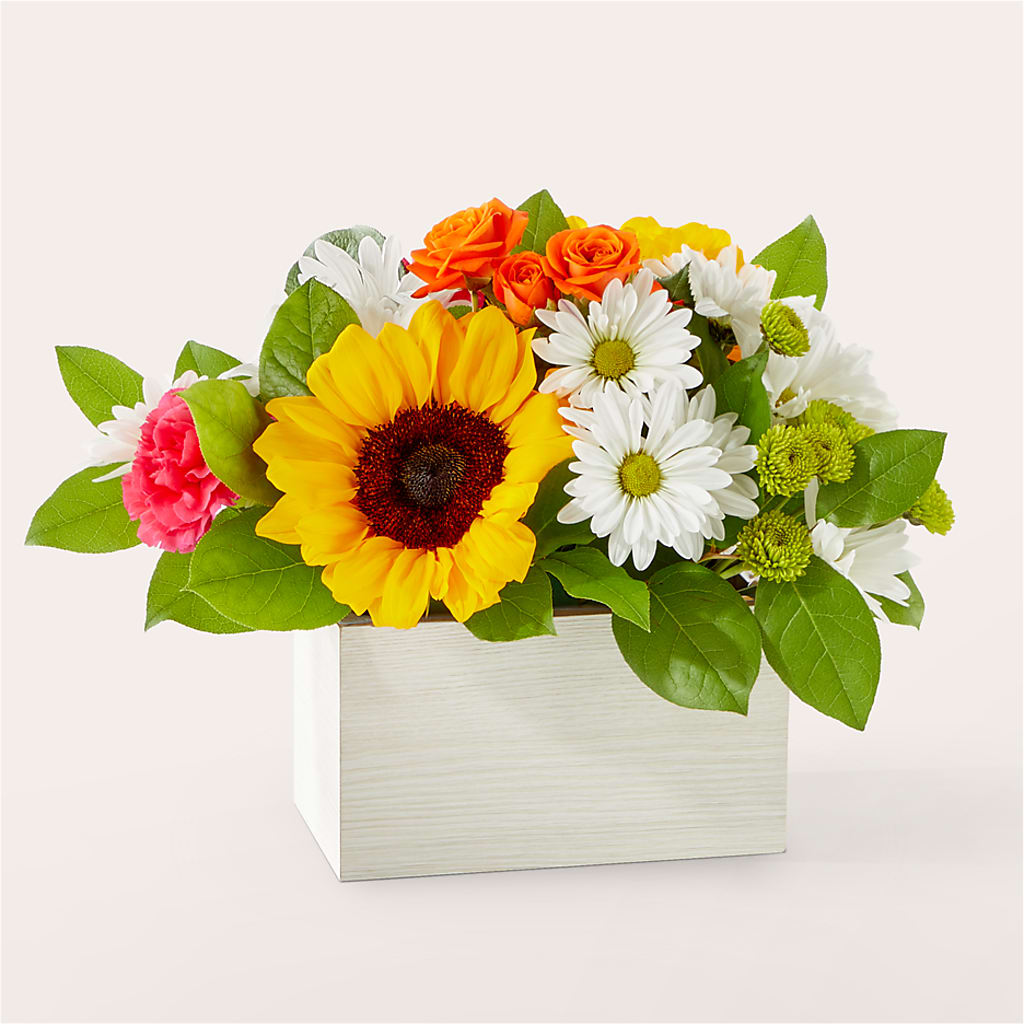Sun-drenched Blooms Box Bouquet –  Rosasxyasmin, Phoenix AZ