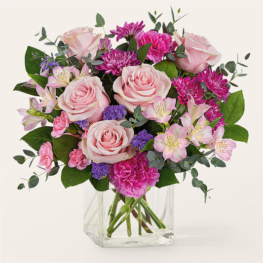 Rosy Radiance Bouquet –  Rosasxyasmin, Phoenix AZ