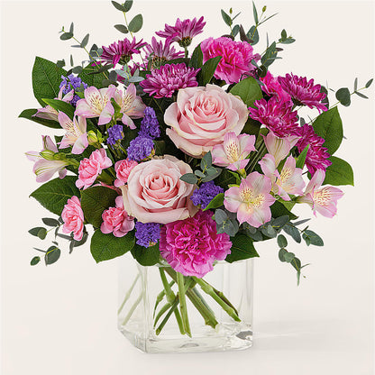 Rosy Radiance Bouquet –  Rosasxyasmin, Phoenix AZ