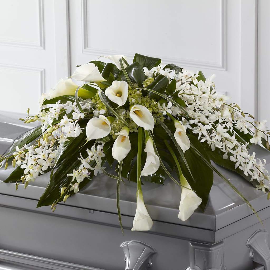 Angel Wings Casket Spray –  Rosasxyasmin, Phoenix AZ