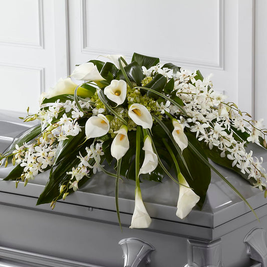 Angel Wings Casket Spray –  Rosasxyasmin, Phoenix AZ
