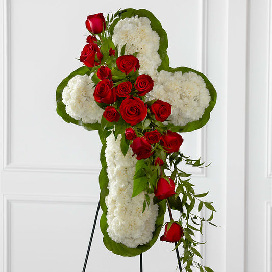 Floral Cross Easel –  Rosasxyasmin, Phoenix AZ