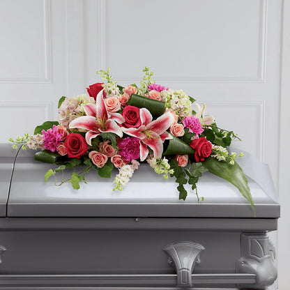 Splendid Grace Casket Spray –  Rosasxyasmin, Phoenix AZ