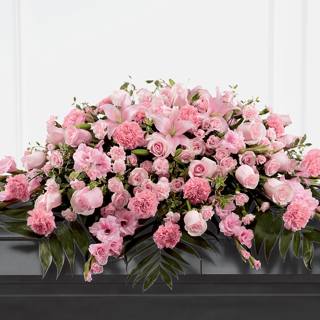 Garden of Comfort Casket Spray (Standard) –  Rosasxyasmin, Phoenix AZ