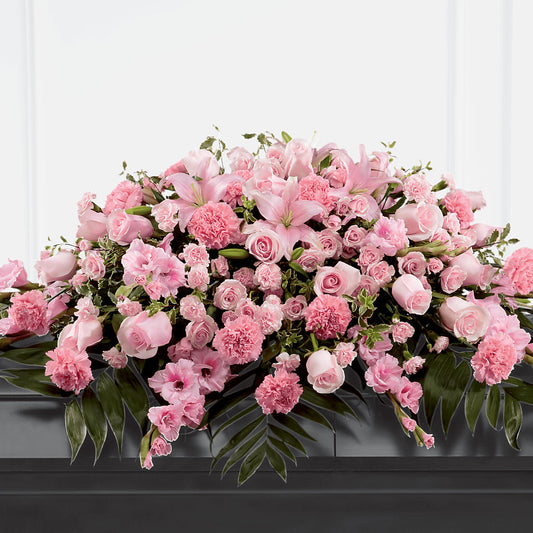 Garden of Comfort Casket Spray (Standard) –  Rosasxyasmin, Phoenix AZ