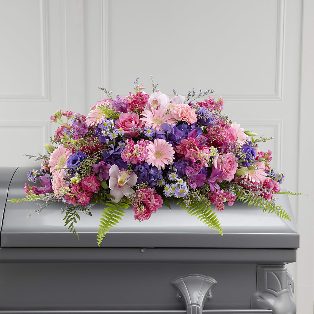 Glorious Garden Casket Spray –  Rosasxyasmin, Phoenix AZ