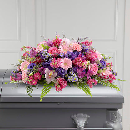 Glorious Garden Casket Spray –  Rosasxyasmin, Phoenix AZ