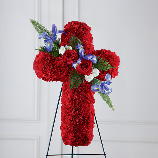 Faithful Hero Floral Cross –  Rosasxyasmin, Phoenix AZ