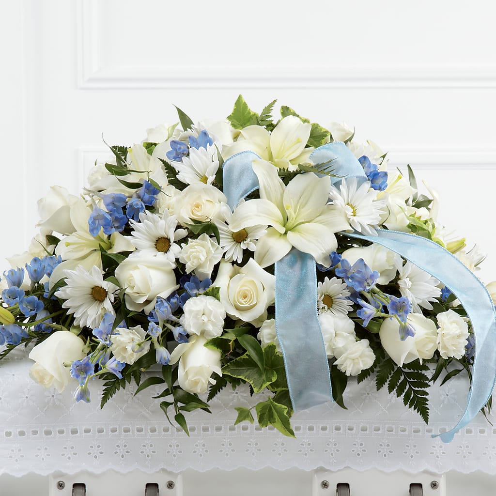Tender Treasure Casket Spray –  Rosasxyasmin, Phoenix AZ