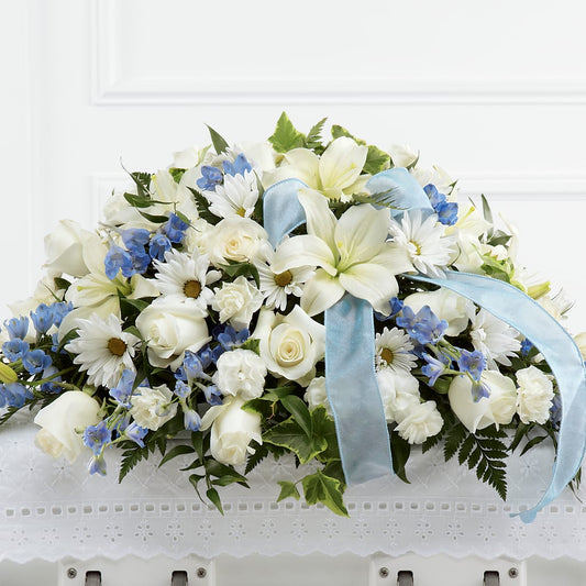 Tender Treasure Casket Spray –  Rosasxyasmin, Phoenix AZ