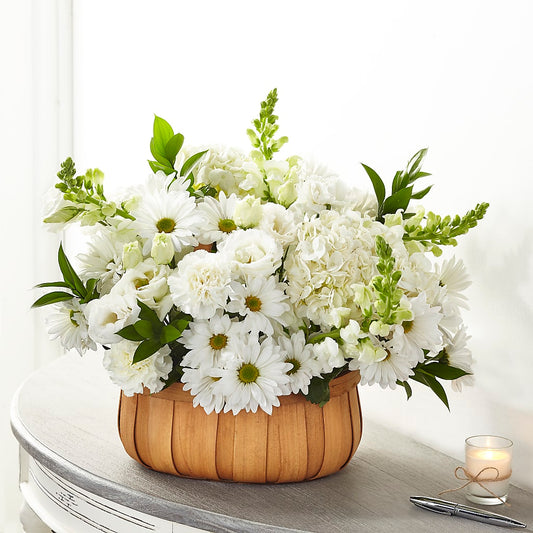 Pure Ivory Basket –  Rosasxyasmin, Phoenix AZ
