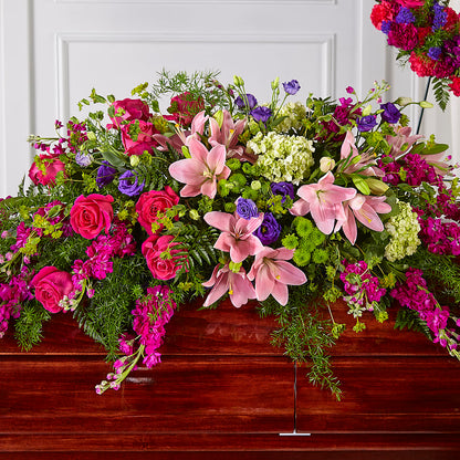Radiant Tribute Casket Spray –  Rosasxyasmin, Phoenix AZ
