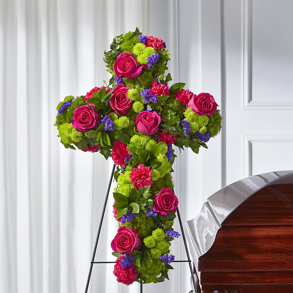 Tribute Rose Floral Cross –  Rosasxyasmin, Phoenix AZ