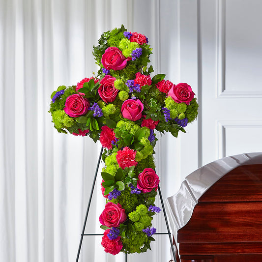 Tribute Rose Floral Cross –  Rosasxyasmin, Phoenix AZ