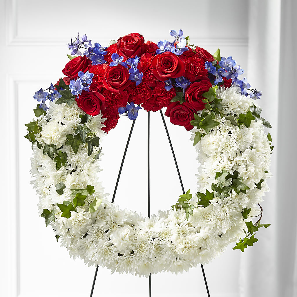 Patriotic Passion Wreath –  Rosasxyasmin, Phoenix AZ