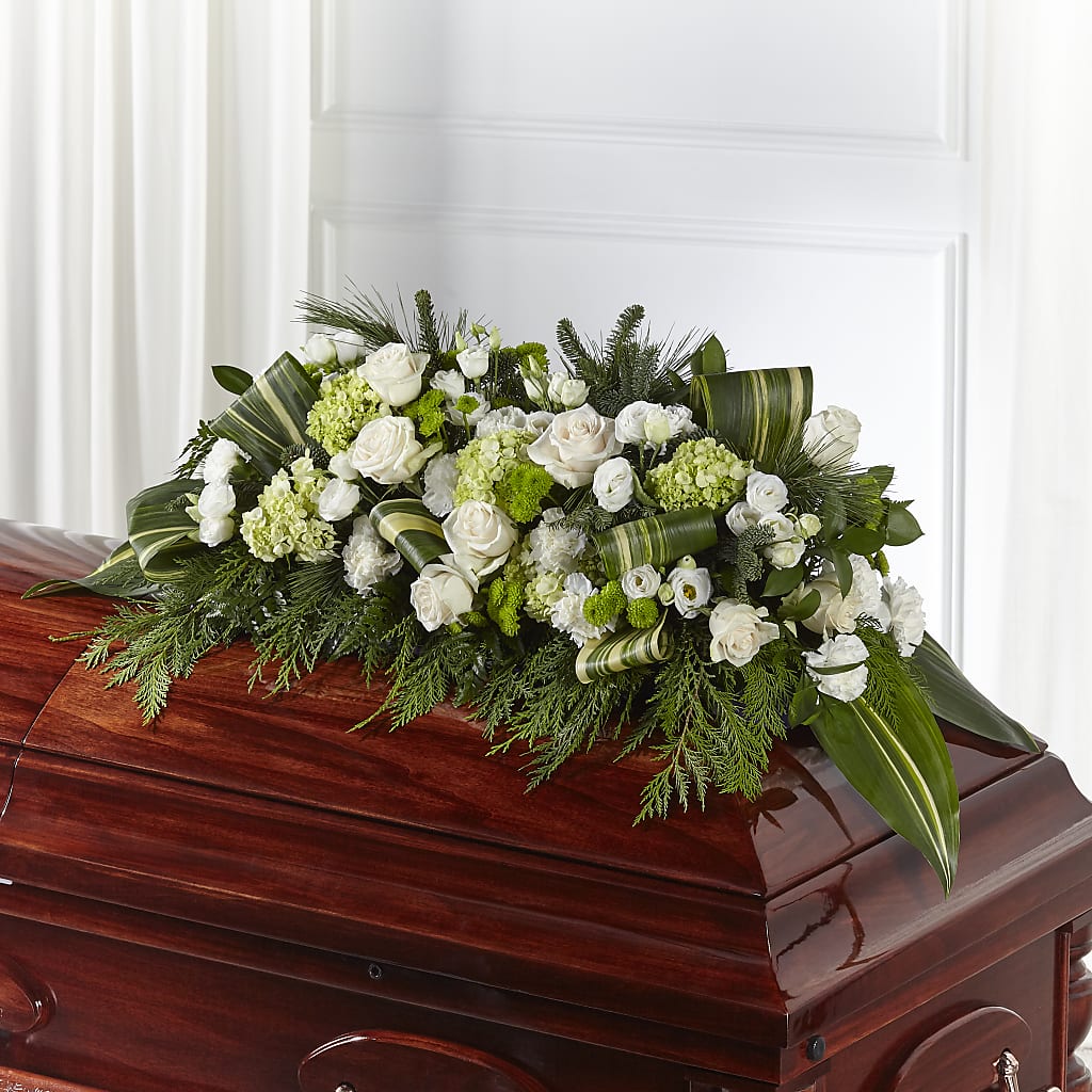 Hopeful Gesture Casket Spray –  Rosasxyasmin, Phoenix AZ