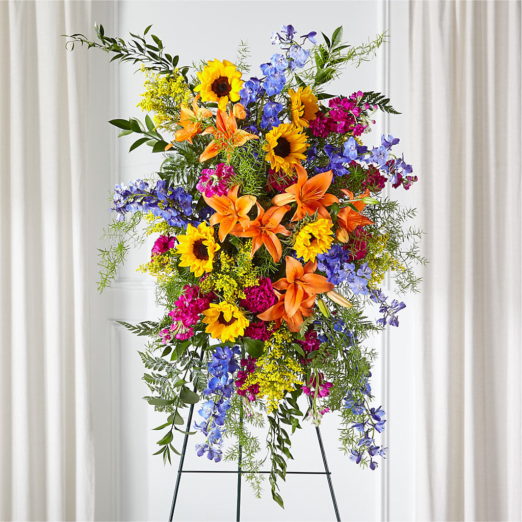 Sunlit Memories Standing Spray (Standard) –  Rosasxyasmin, Phoenix AZ