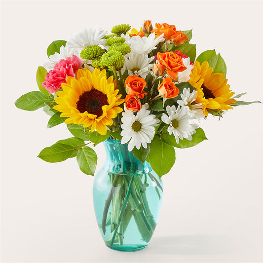 Sun-drenched Blooms Bouquet –  Rosasxyasmin, Peoria AZ