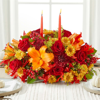 Autumn's Embrace Centerpiece –  Rosasxyasmin, Peoria AZ