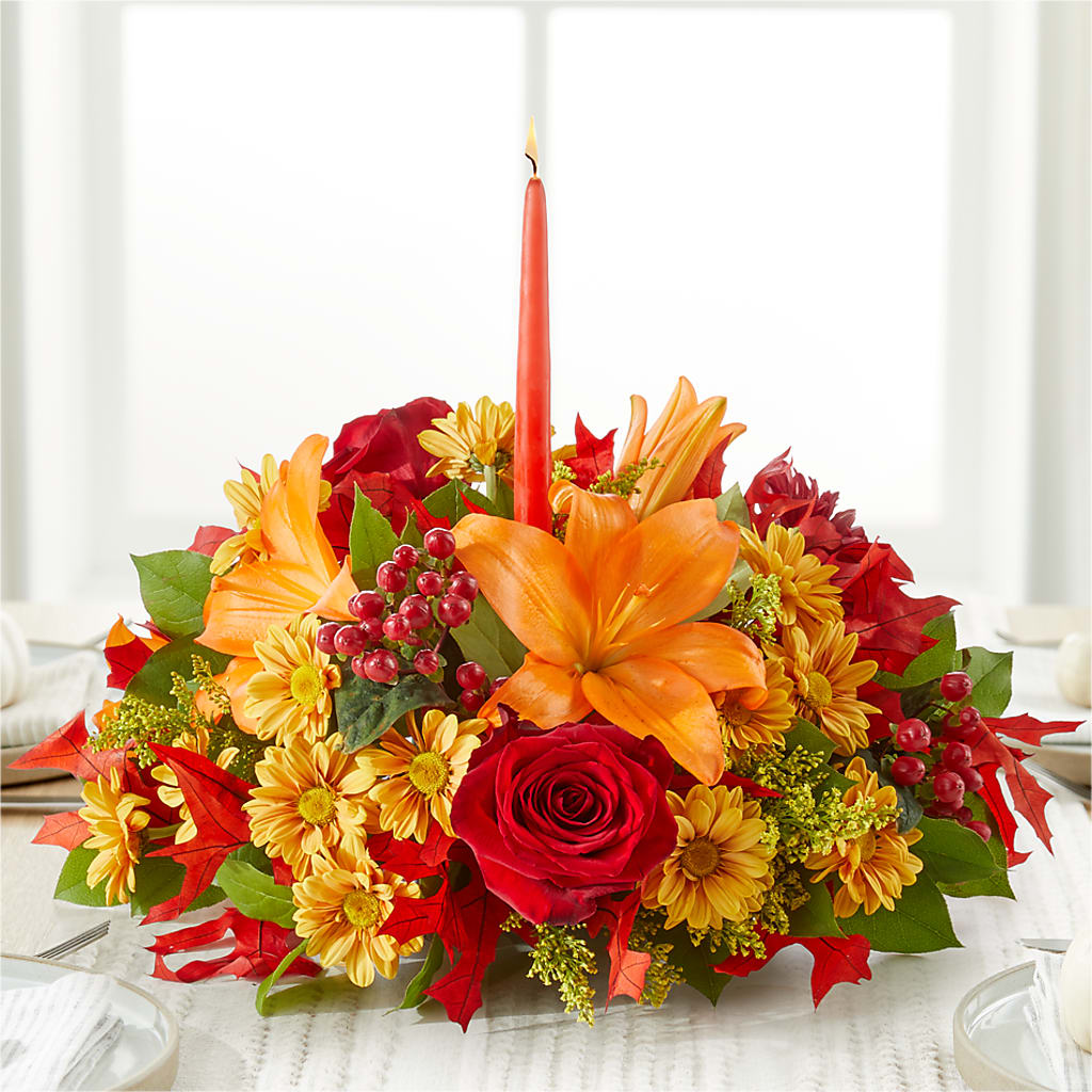 Autumn's Embrace Centerpiece –  Rosasxyasmin, Peoria AZ