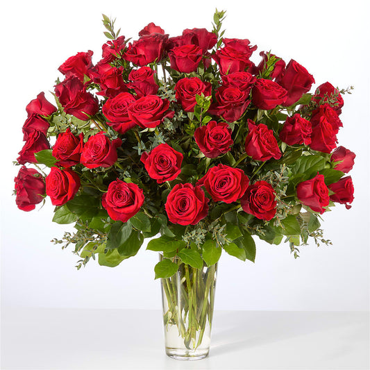 Forever Yours Fifty Stem Red Rose Bouquet –  Rosasxyasmin, Phoenix AZ