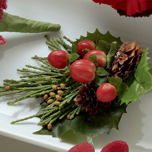 Red Berry Boutonniere –  Rosasxyasmin, Phoenix AZ