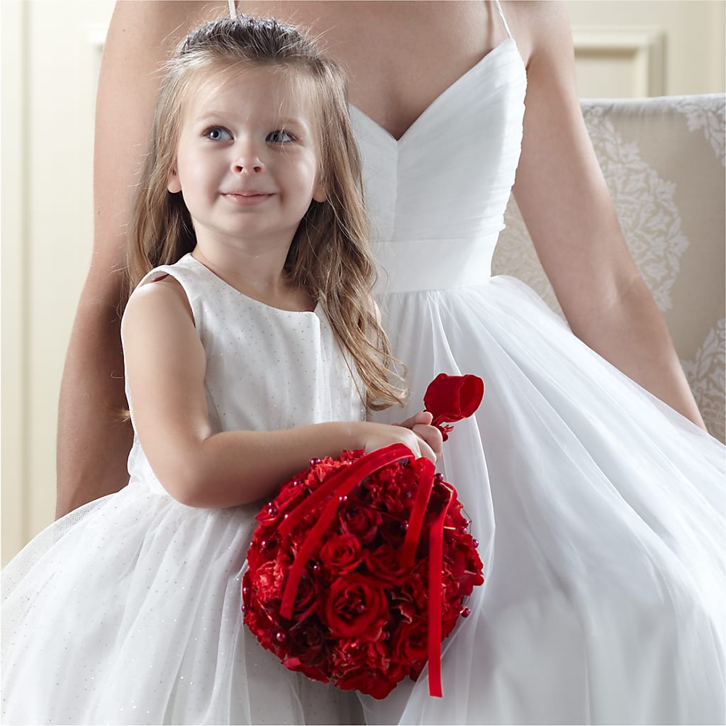 Pure at Heart Flower Girl Arrangement –  Rosasxyasmin, Phoenix AZ